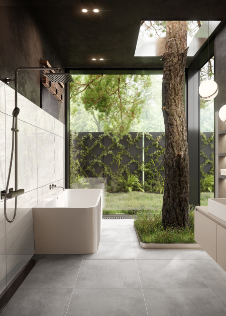 Gạch 80x80 Trung Đô TP010D80 Vân Đá Sáng 1 TP010D80 Polaris Polished 80x80 9mm Op Ve Sinh